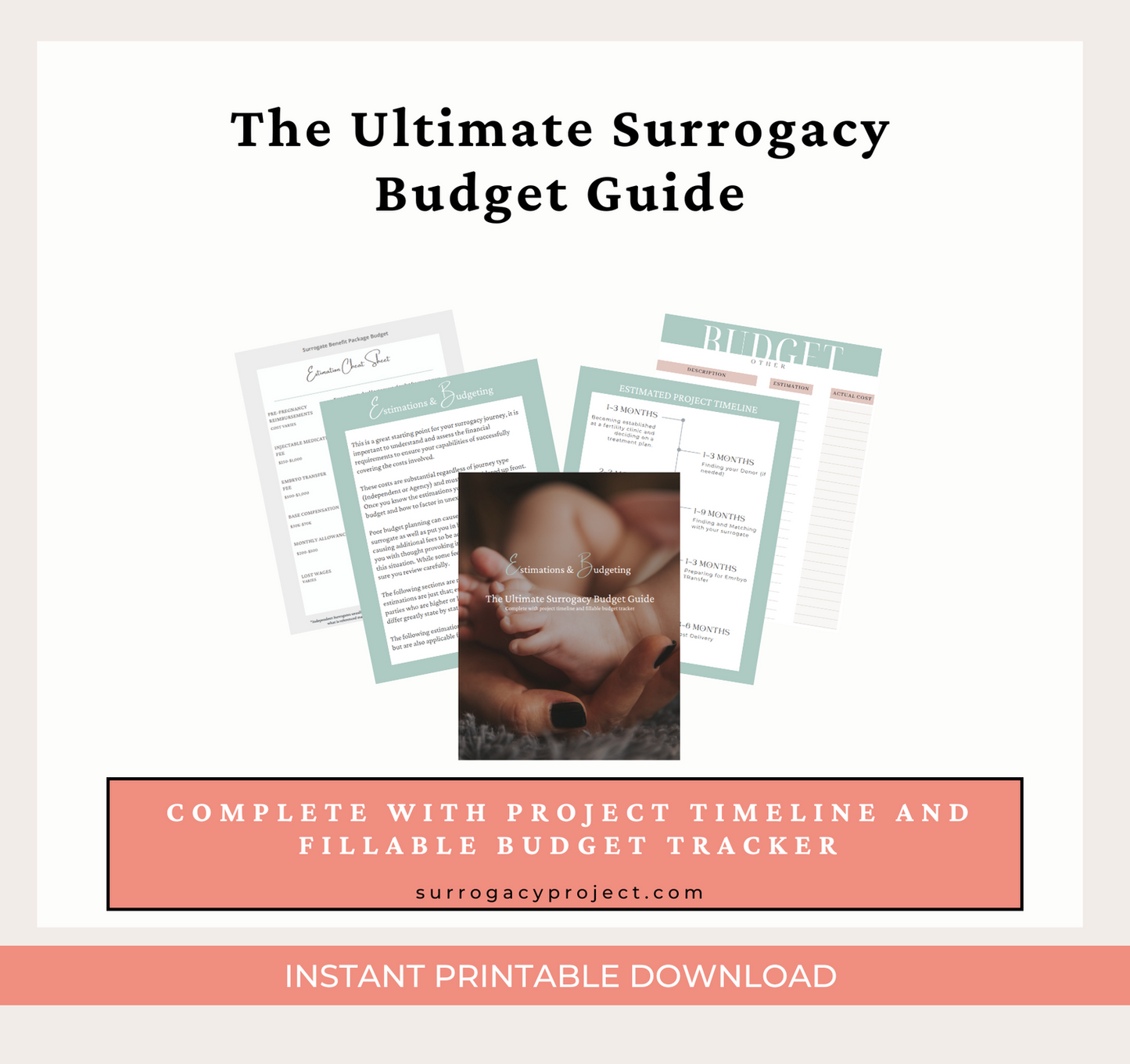 The Ultimate Surrogacy Budget Guide cover page