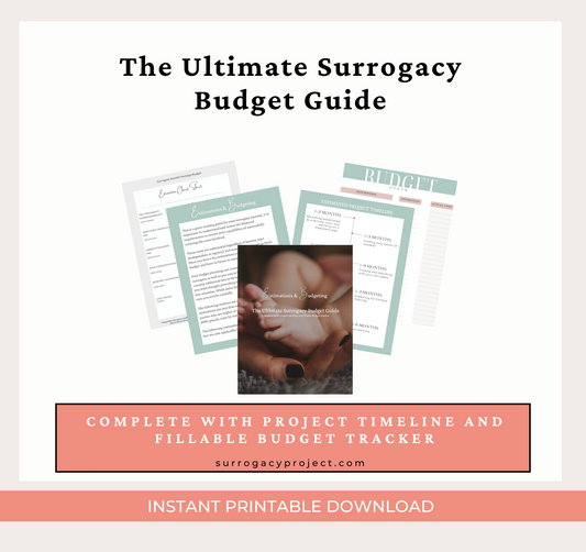 The Ultimate Surrogacy Budget Guide cover page
