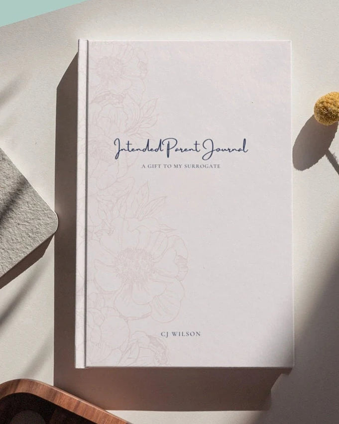 Intended Parent Journal by CJ Wilson on a light background