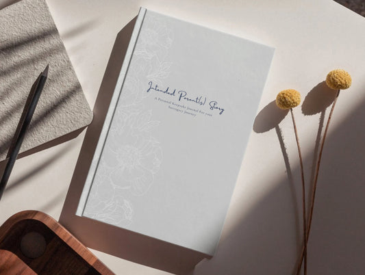 image of Intended Parent Story keepsake journal for your personal surrogacy journey